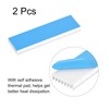 sourcing map 2 Pack M.2 SSD Heatsink Cooler with Thermal