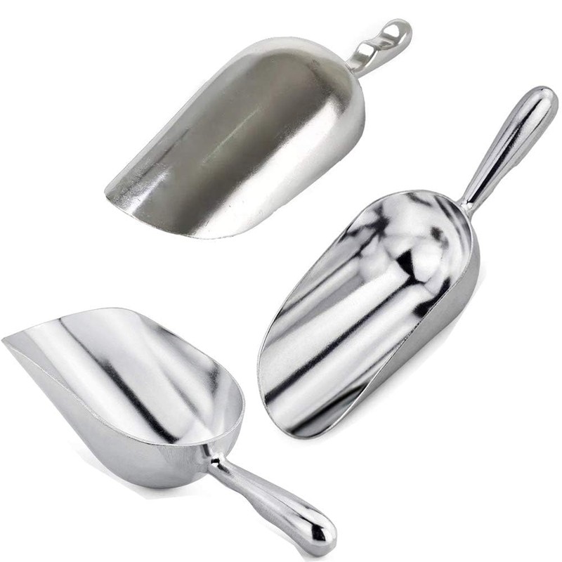 Ice Cube Endurance Scoop, Cast Aluminum Shovel Scoops Kitchen Utility