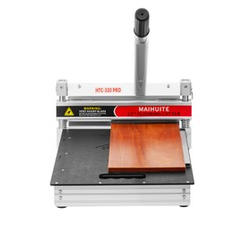 18mm Laminate Floor Cutter Pro | 13-Inch Cutter for LVP, SPC, WPC, Engineered Hardwood, Bamboo | 0°-45° Adjustable Angle, Tungsten Steel Blade | Dust-Free, Ergonomic Design for DIY & Commercial Use