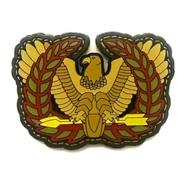 Warrant Officer Colored Eagle Rising PVC Rubber Morale Patch (1)
