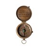 DRAKENSBERG Miles DR00050 Brass Compass with Sundial Vintage Design