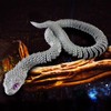 3D Printed Snake Toys,Articulated Flexible 3D Printed Viper Fidget Toy,Realistic