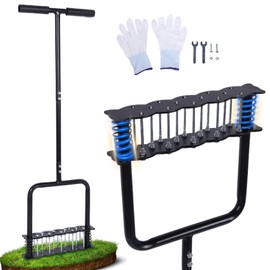 Lufstd Lawn Aerator Tool, Manual Lawn Aerators, Lawn Air Aerator Tool, Manual Push Aerator, Lawn Tool Yard Aerator, Lawn Care Equipment