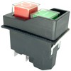 1-Pack KJD17 Electromagnetic Switch - 220V 16A 5-Pin SPDT Push