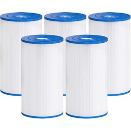 Yinage 71825 Replaces Hot Springs Spa Filters, Compatible with Watkins 31489, Unicel C-6430, PWK30, Filbur FC-3915, P/N0969601, 73178, 73250, 30 sq.ft.Pleated Fabric Filter Media 5 Pack