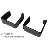 Stick On Under Desk Headphone Hook 2 Pack