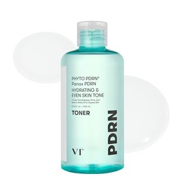 VT COSMETICS Tóner PDRN, tóner facial hidratante con 50,000 ppm de PDRN vegano, ginseng salvaje coreano, niacinamida y pantenol, ligero, sin fragancia