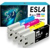 ESL4 ESL4-BK ESL4-CY ESL4-MG ESL4-YE Compatible Ink Cartridges Set