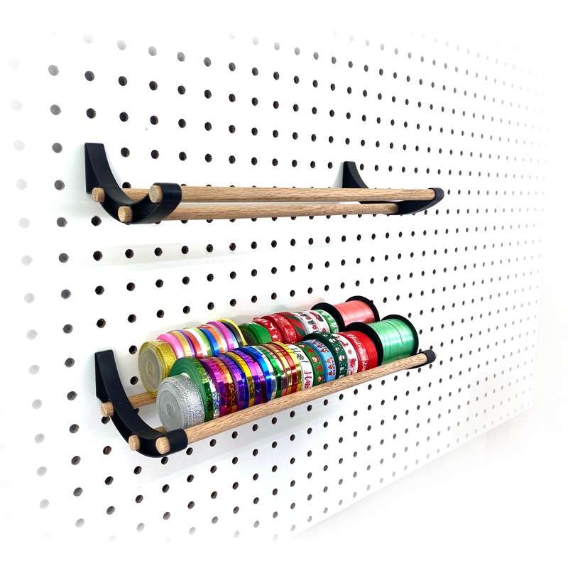 PEGGY Pegboard Accessory Hook and Dowel Organizer Storage for Tape,