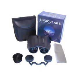 WHISRIV 10x25 Binoculars for Kids and Adults, Large Eyepiece, Ultra Compact, Easy Focus, Low Light Vision, FMC Coating, Ideal for Hunting, Bird Watching, Outdoor Activities