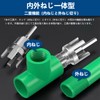 KIMLONTON Extendable 2 Piece Pipe Threading Tool, Inside and Outside