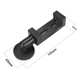 CS PRIORITY Handy Klemmhalter Halterung Cold Shoe Mount Magnetische Saugfuß für Smartphone DSL Kamera Vlog Halterung Stativ Adapter (Typ C Magnetisch)