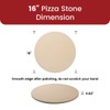 K ROCKSHEAT Pizza Stone Round 16 Inch for Grill and