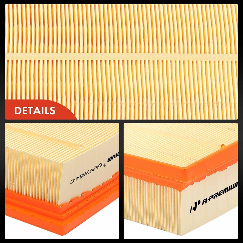 A-Premium 2-PC Engine Air Filter Compatible with Land Rover Defender