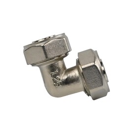 M8067 3/4 Inch Tubing Double O Ring Elbow Compression Fitting System Compatible with MaxLine