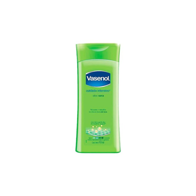 VASENOL Crema Corporal cuidado intensivo Aloe Fresh 400 ml