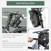 Rockbros Bicycle Saddle Bag with Bottle Holder Waterproof Scratch-Resistant Reflective