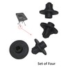 Travel Chair Anti-Sink Disc Feet Set of 4 for Shock