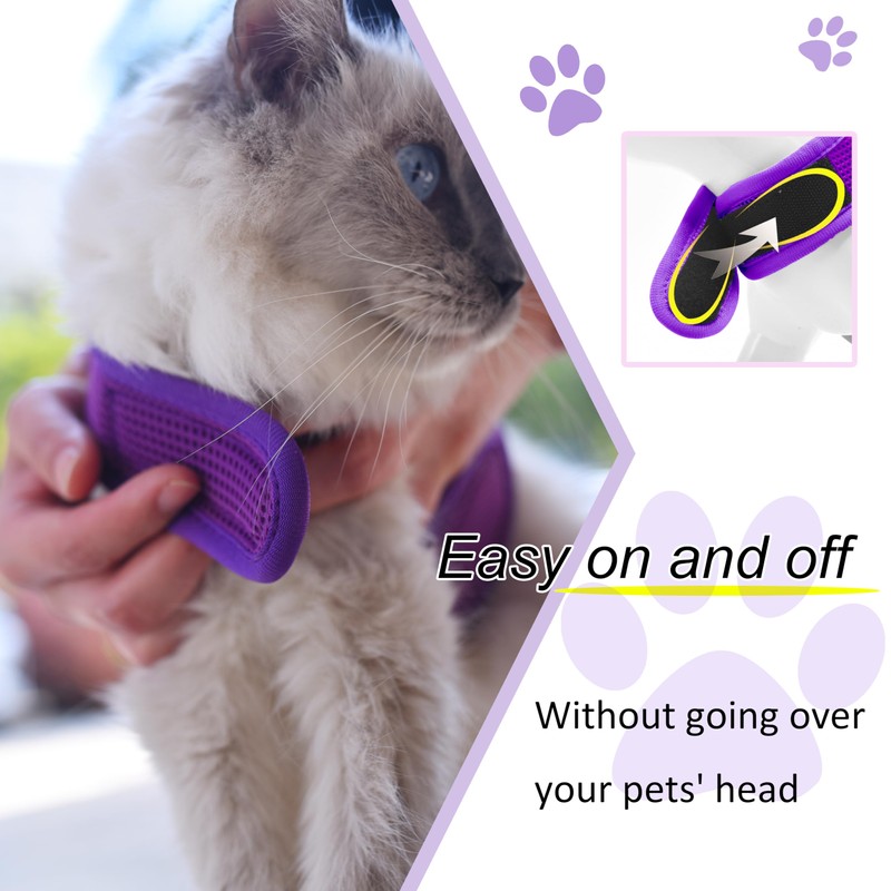 Yizhi Miaow Cat Harness and Leash for Walking Escape Proof