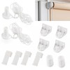 Set of 2 Roller Blind Brackets 17mm - Window Replacement