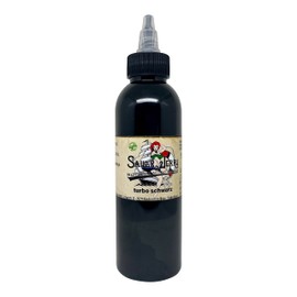 REACH-konforme Sailor Jerry Tattoofarbe, Turbo Black (Turbo Schwarz), 150 ml. Deutsche Tattootinte, Made in GERMANY. Mit Zertifikat. Deutsche Tätowierfarbe, Tattoo Ink, Vertrieb durch HAN-SEN GmbH
