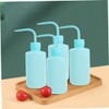 MERRYHAPY 4pcs Squeeze Bottle Curved Nozzle for Eyelash Extensions Salad