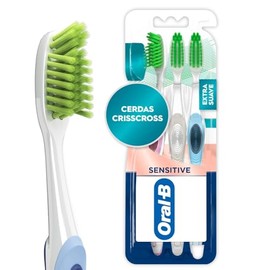 Oral Encías Detox Cepillo Dientes Cerdas Extrasuaves Crisscross Unidades Multicolor