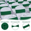 Kinlop 150 Pcs Spandex Chair Sashes Bows Stretch Chair Cover