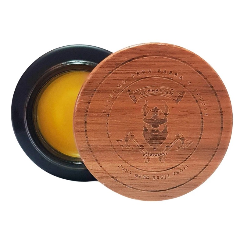 Kit Cuidado De Barba Basico Barbarian Brothers Aceite Bergamota Shampoo
