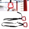 2Pcs Kids Gymnastic Rings Monkey Shape Load Bearing 150KG Ergonomic