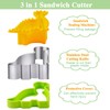 Sandwich Cutter for Kids 48 Pcs, Kimfead Cookie Cutters, Fruit