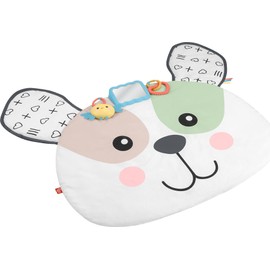 Fisher-Price Baby Tummy Time Toy, Puppy Perfection Giant Play Mat with Sensory Development Activities for Newborns 0+ Months (Amazon Exclusive)