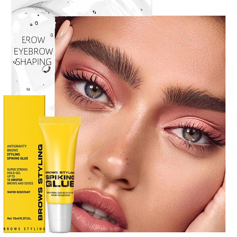 Long-lasting Eyebrow Styling Glue - 2-in-1 Gel for Defined Brows
