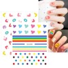 JMEOWIO - 14 hojas de pegatinas de uñas para niños,