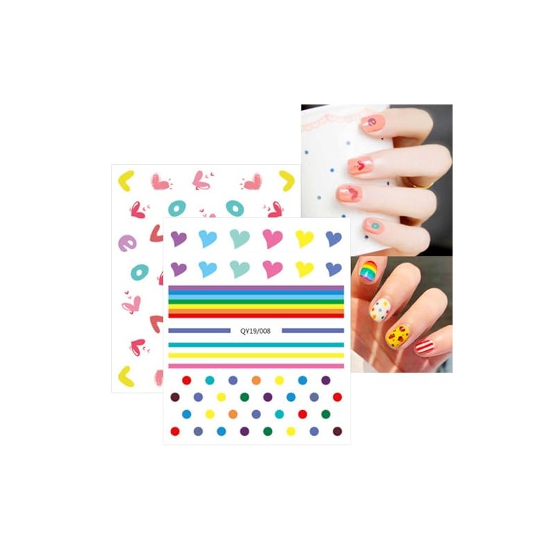 JMEOWIO - 14 hojas de pegatinas de uñas para niños,