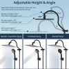 Hibbent All Metal Showerhead,10' - Square 10'' - Matte Black