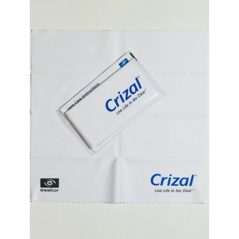 Crizal Eyeglass Cleaning Cloths Microfiber Polishing Cloth For Sunglasses Wipes