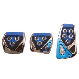 カーメイト(CARMATE) 車用 ペダルセット RAZO GT SPEC MT-S クレスタ 他 カーボン ブルー RP104BL