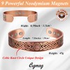 Cigmag Copper Bracelet for Men Ultra Strong Magnetic Bracelets 99.9%