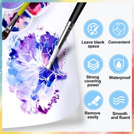 WEILAOK Masking Fluid, Watercolour Masking Fluid, Scratch Crepe for Precise Edges, 30 ml