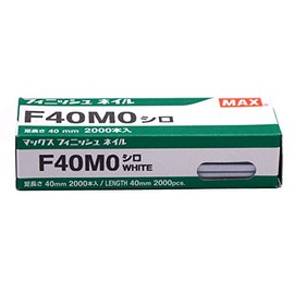 Max Finish Nail F40MO White