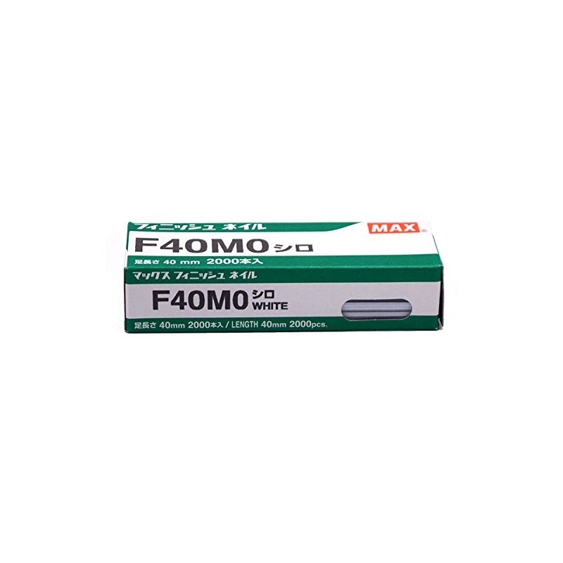 Max Finish Nail F40MO White