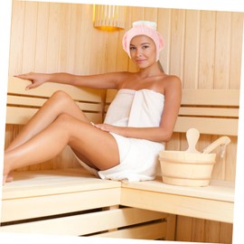 FOMIYES Quick Drying Hair Towel Cap for Ladies Thickened Absorbent Hair Drying Hat Lightweight Fleece for Home Travel Bathing Makeup Durable Reusable Design