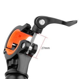 Thereisno Bike Torch Clamps Adjustable Bicycles Flashlight Mount Bracket Universal Bicycles Flashlight Holder Easy Installation Bike Flashlight Mount