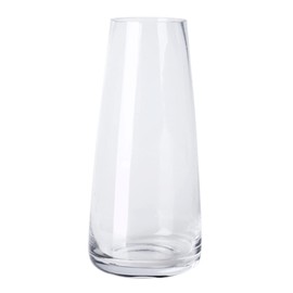 Aoderun Glass Vase for Flowers Modern Vases Home Decor Unique Flower Vase for Bouquet 8.7" Centerpiece Vase Decor Room,Bedroom,Living Room,Library,Office,Table,Entryway,Modern Farmhouse(Clear)