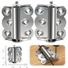 2 Pack Heavy Duty Self-Closing Spring Hinges for Screen Doors,
