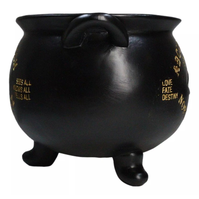 Large Wicca Witchcraft Black Magic Spirit Board Evil Eye Cauldron