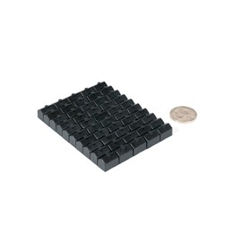 Plastic Houses: Black Color Board Game Replacement House (Colored Miniature Town & City Buildings, Board Game Playing Pieces) | 50 Pieces