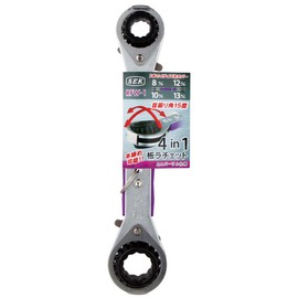 Suekage Tool SEK 4 in 1 Plate Ratchet Universal Specifications 8-10X12-13mm RFW-1