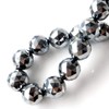 GOLD STONE Terahertz Ore, Star Cut, 100 Faces, Bracelet, 0.5